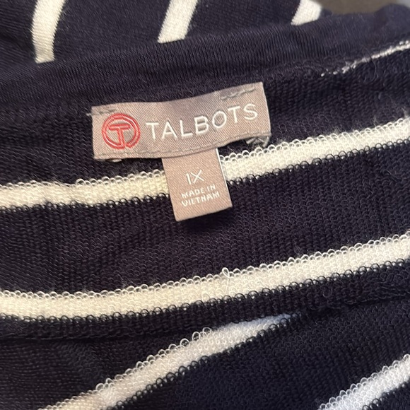 Talbots black and white maxi dress size 1X - Picture 6 of 7